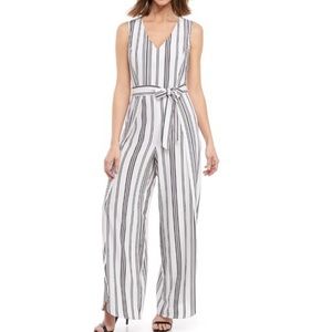 Emma & Michele Striped Jumpsuit